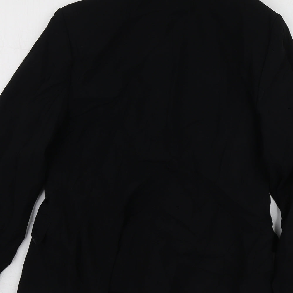 Wallis Womens Black Polyester Jacket Suit Jacket Size 10
