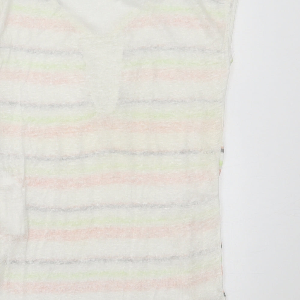 Womens UK Size S NAF NAF Multicoloured Basic T-Shirt