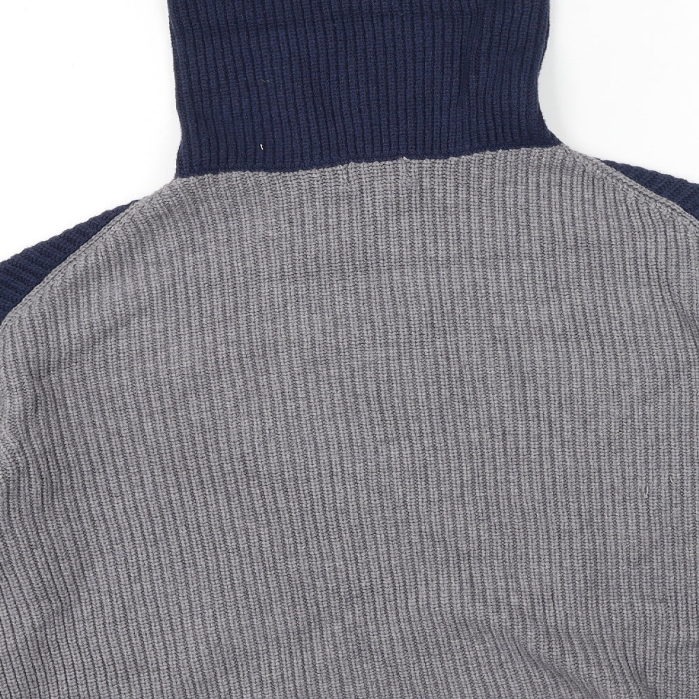 Apricot Womens Multicoloured High Neck Viscose Pullover Jumper Size S