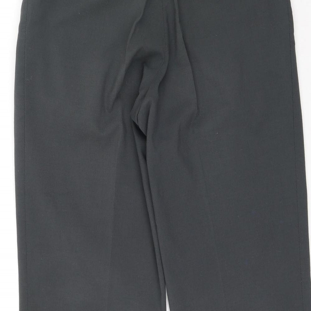 REMUS Mens Grey Polyester Trousers Size M L26 in Regular