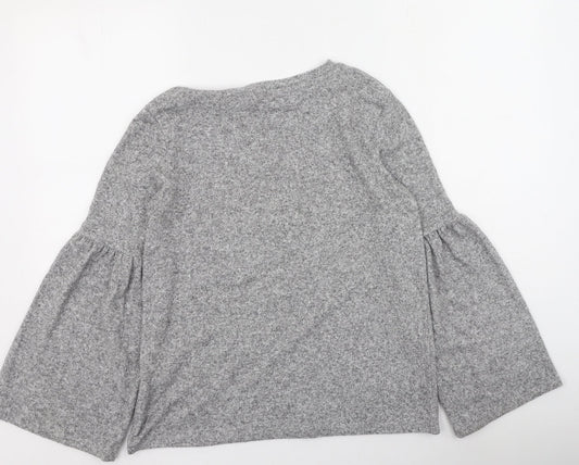 Womens UK Size S Zara Grey Pullover Jumper