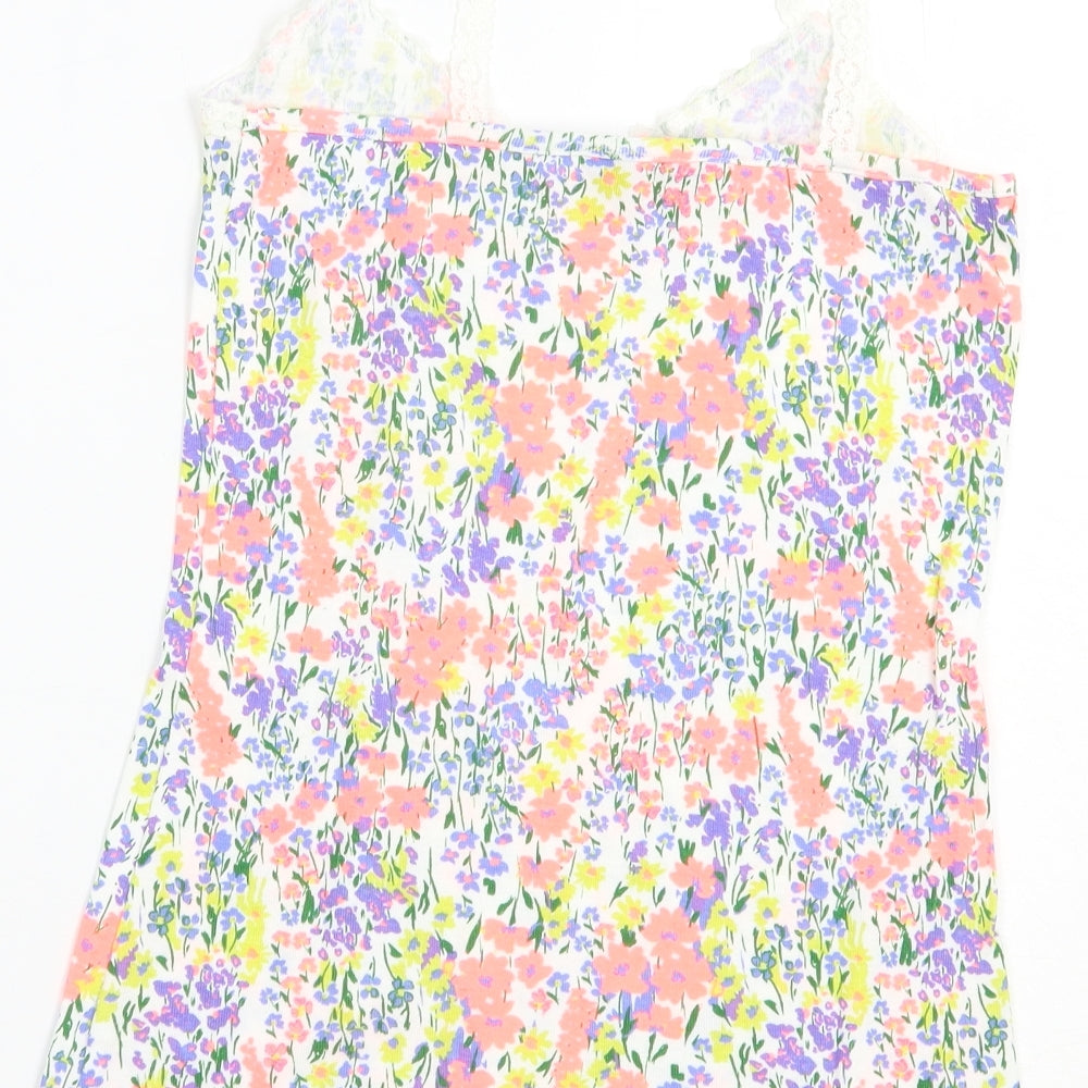 Womens UK Size 8 F&F Multicoloured Camisole Blouse