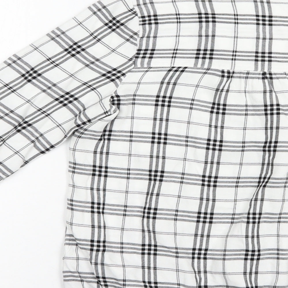 Womens UK Size 8 Marks and Spencer White Basic Blouse