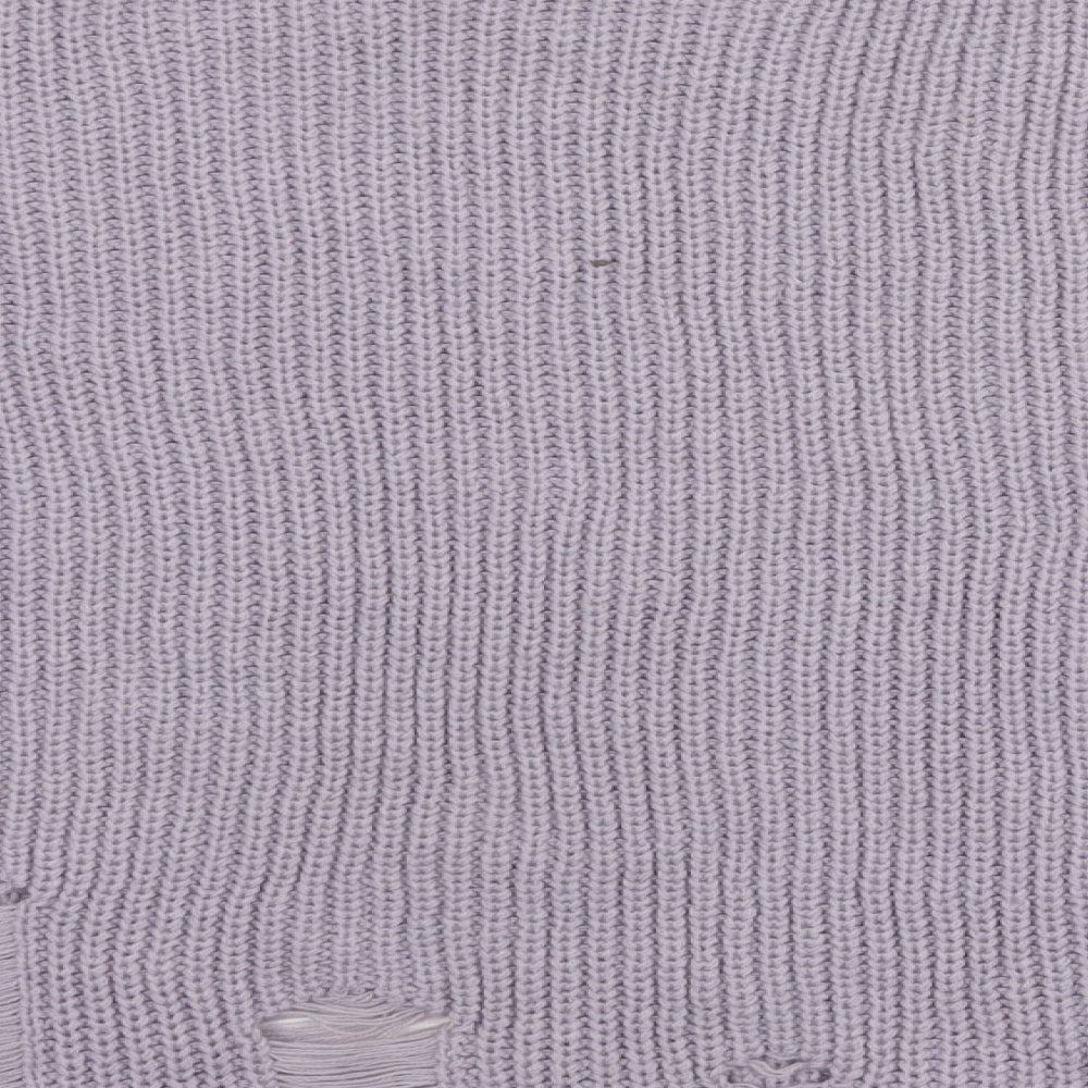 Womens UK Size M New Look Purple Pullover Jumper