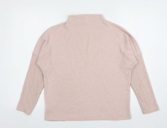 Womens UK Size XS H&M Pink Pullover Jumper