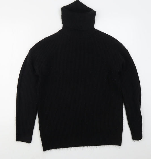 Womens UK Size S New Look Black Pullover Jumper