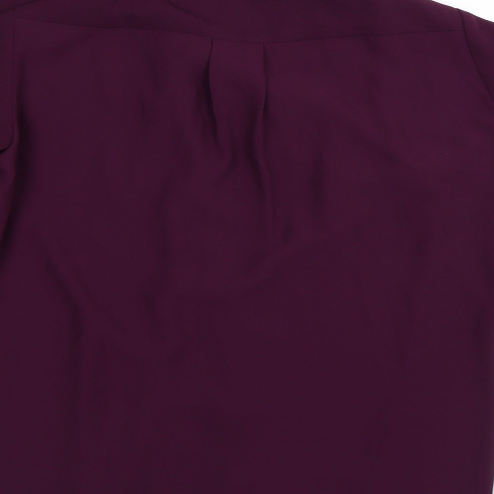 Womens UK Size S Preworn Purple Cardigan Jumper