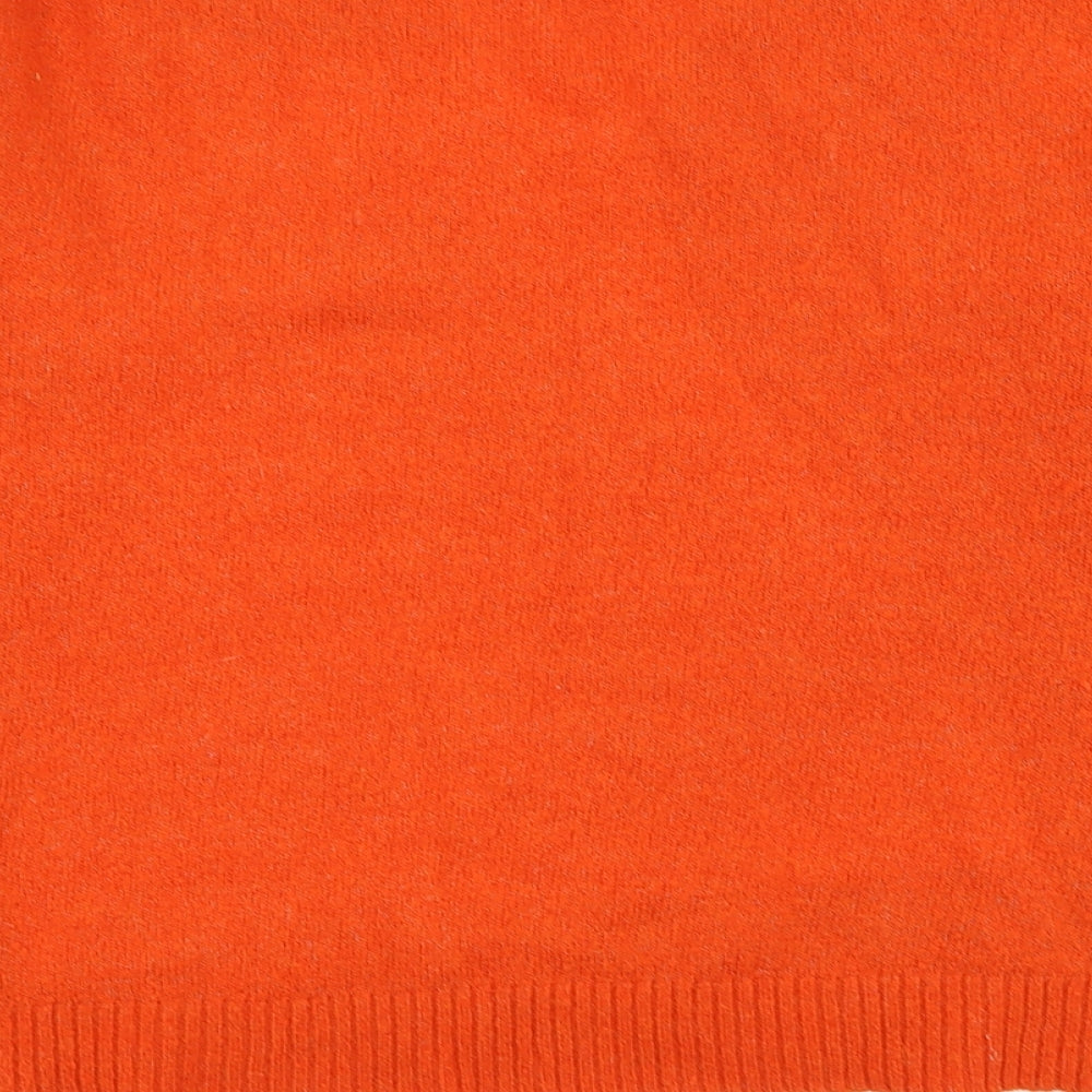 Womens UK Size S H&M Orange Pullover Jumper