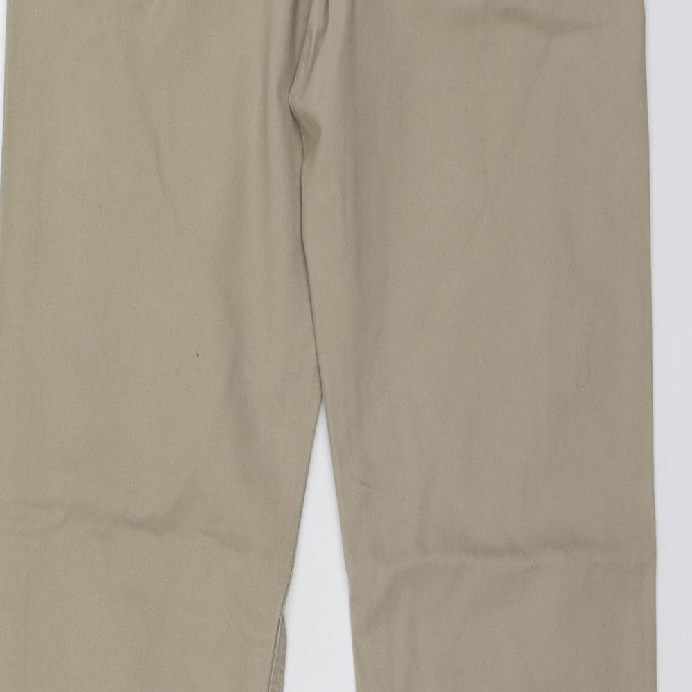 Denim.Co Womens Beige Cotton Straight Jeans Size 30 L29 in Regular