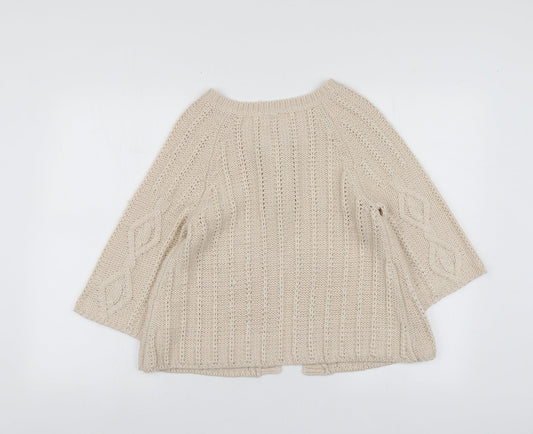 Womens UK Size 12 Evie Beige Cardigan Jumper