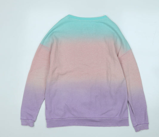 Hollister Womens Multicoloured Cotton Pullover Sweatshirt Size XS