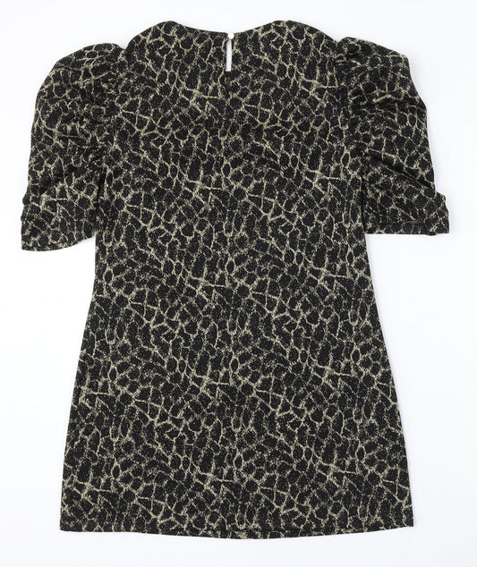 Womens UK Size 8 Dorothy Perkins Gold Pullover Jumper