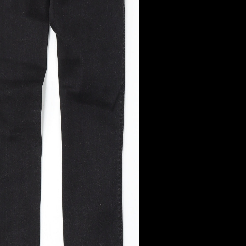 United Colors of Benetton Womens Black  Cotton Skinny Jeans Size 25 L30 in Regular