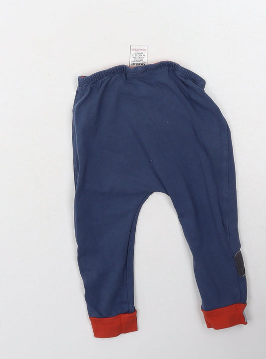 NEXT Boys Multicoloured Cotton Jogger Leggings Size 12-18 Months