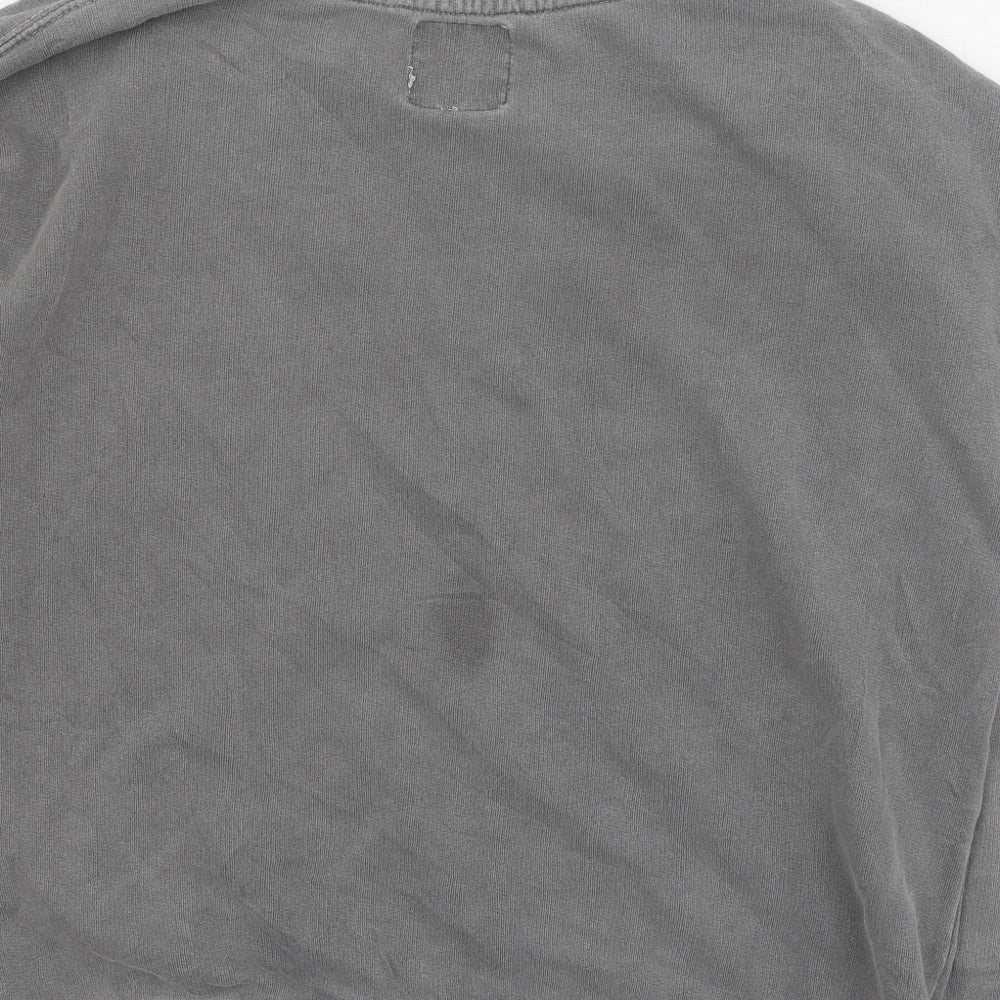 Mens UK Size M Pull&Bear Gold Pullover Sweatshirt