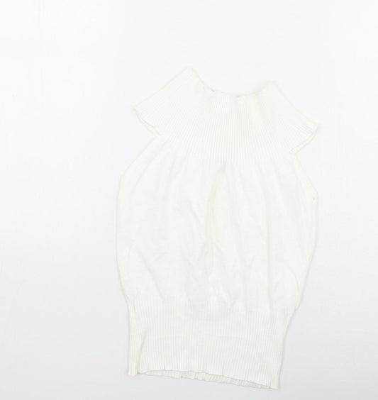Womens UK Size 12 Oasis Ivory Pullover Jumper