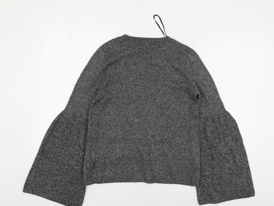 Womens UK Size S Preworn Grey Pullover Jumper