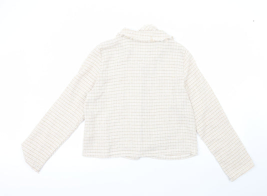 SheIn Womens Ivory   Jacket  Size 14