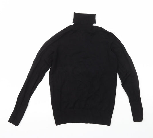 Dunnes Womens Black Viscose Pullover Sweatshirt Size M