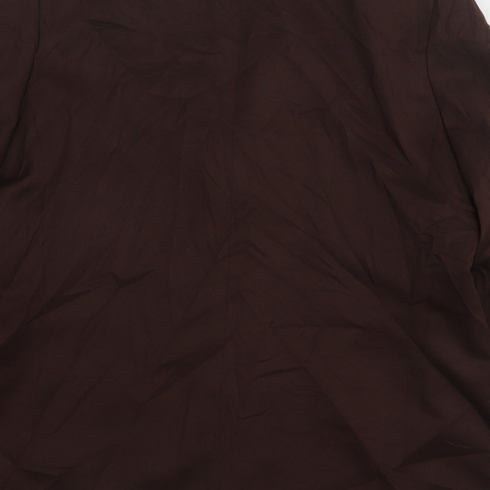 Womens UK Size 18 Slimma Regular Brown Suit Jacket
