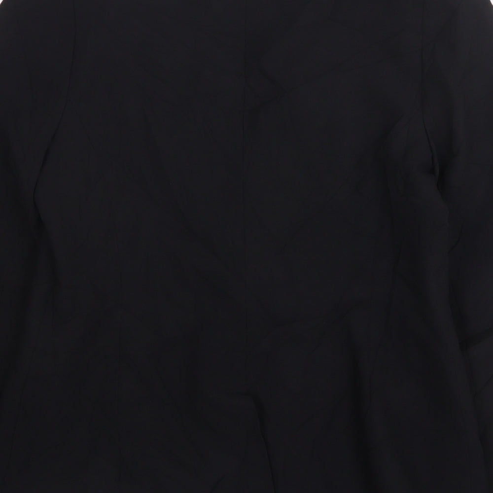 Atmosphere Womens Black Polyester Jacket Sport Coat Size 12