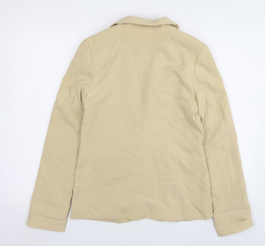 Womens UK Size 10 H&M Regular Beige Suit Jacket