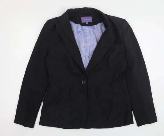 Womens UK Size 14 Autonomy Regular Black Suit Jacket