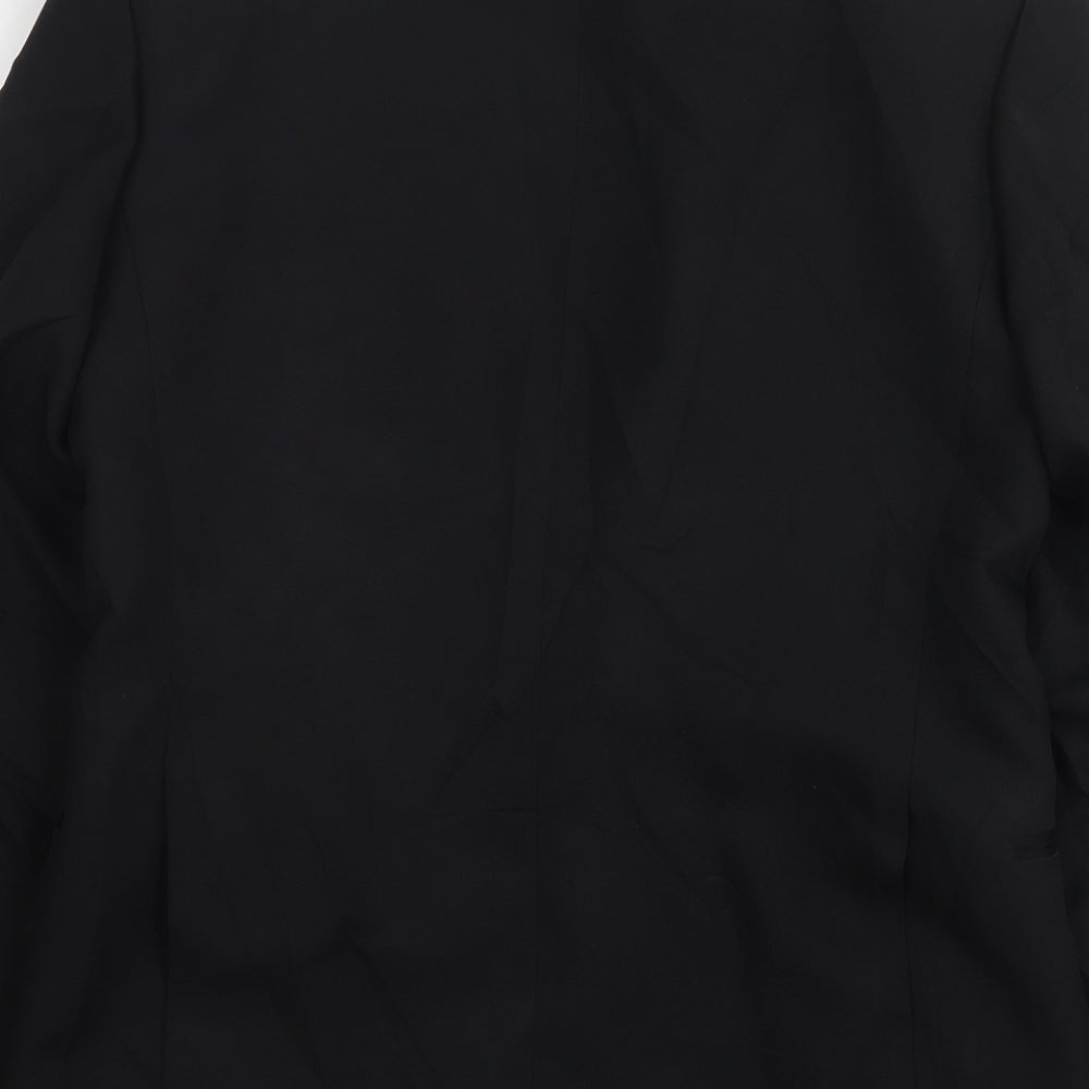 Mens UK Size 38 Wellington Regular Black Suit Jacket