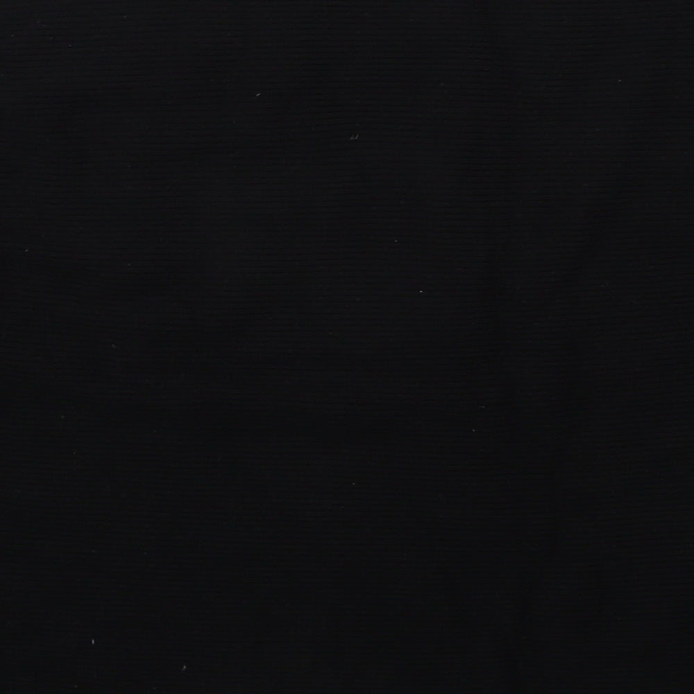 Primark Womens Black Crew Neck Viscose Pullover Jumper Size 14