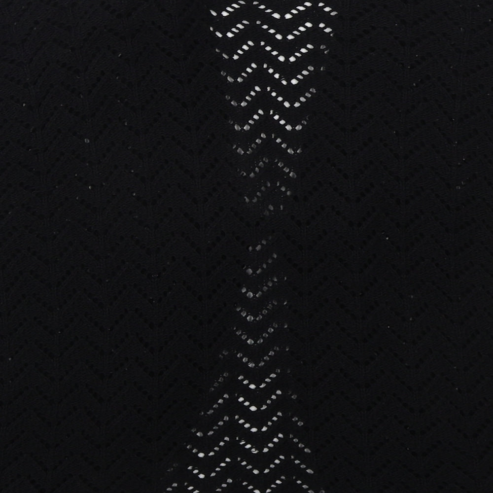 Womens UK Size L Pulse Black Cardigan Jumper