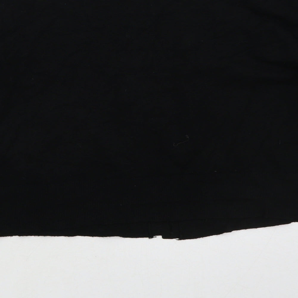 Womens UK Size S Zara Black Cardigan Jumper