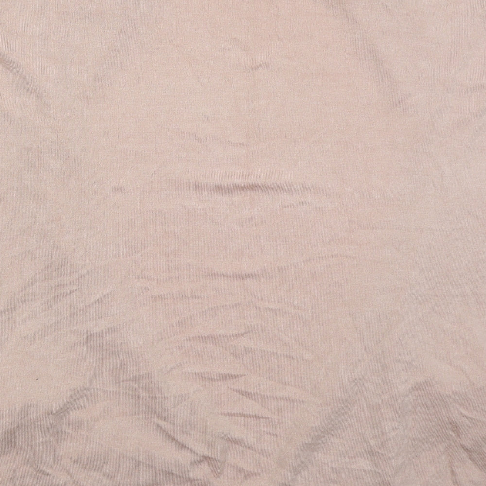 Atmosphere Womens Pink V-Neck Viscose Cardigan Jumper Size 10