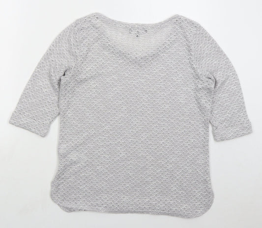 Womens UK Size 14 New Look Grey Pullover Jumper