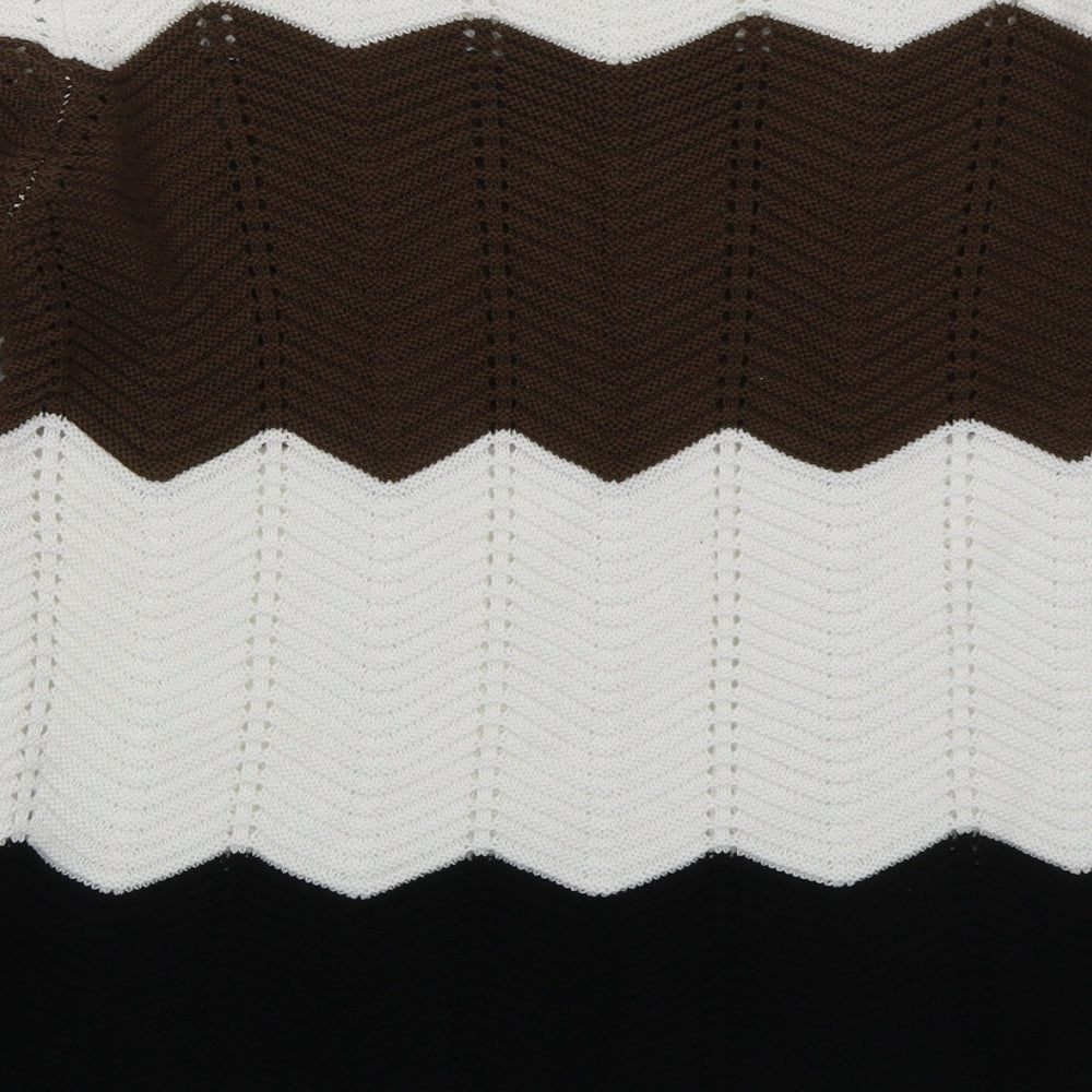 Womens UK Size L Select Brown Pullover Jumper