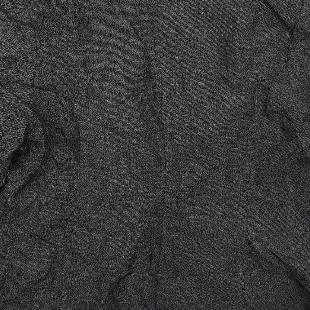 NEXT Womens Grey Polyester Jacket Suit Jacket Size 14