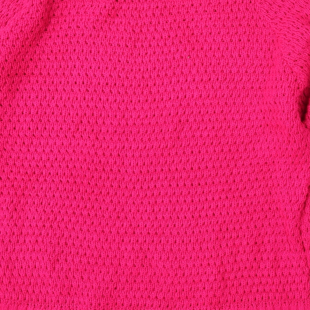 Womens UK Size L Internacionale Pink Pullover Jumper