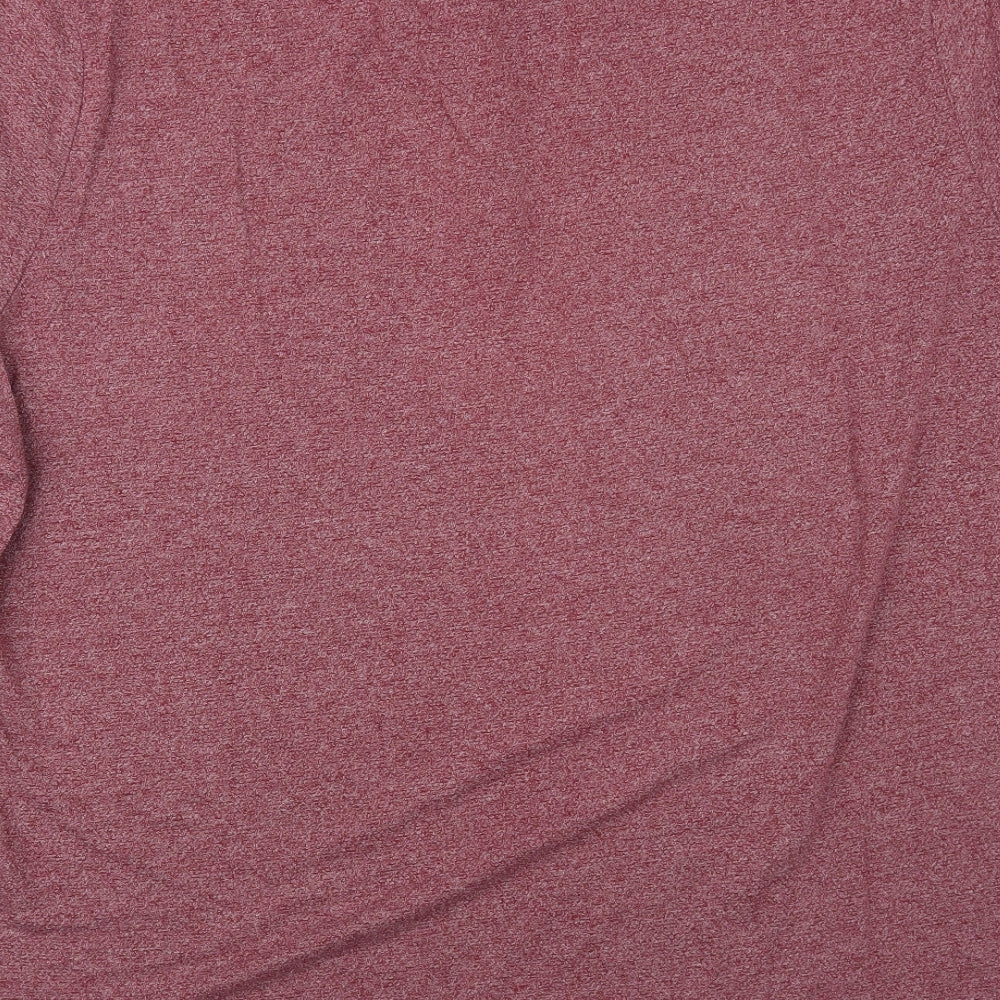 George Mens Red Polyester Polo Size 2XL Collared Button