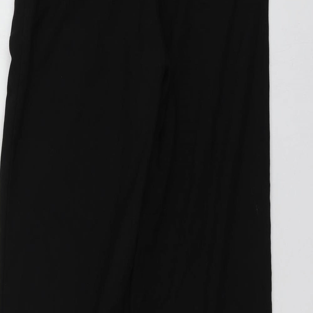 Womens UK Size 8 NEXT Regular Fit Black Trousers