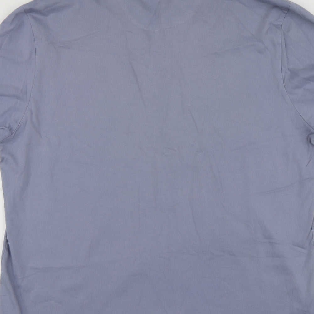 M7S Mens Purple Cotton Polo Size XL Collared