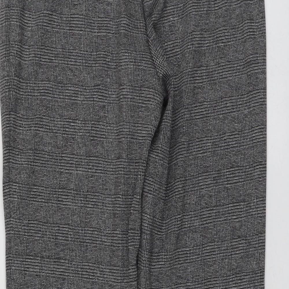 Womens UK Size 10 M7S Regular Fit Chino Grey Trousers