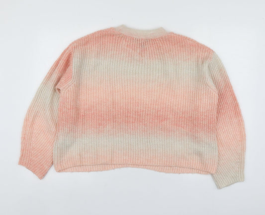 Womens UK Size S New Look Pink Pullover Jumper