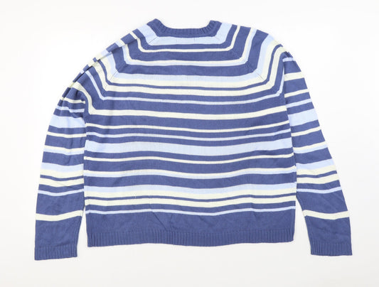 Womens UK Size L Bonmarché Blue Pullover Jumper