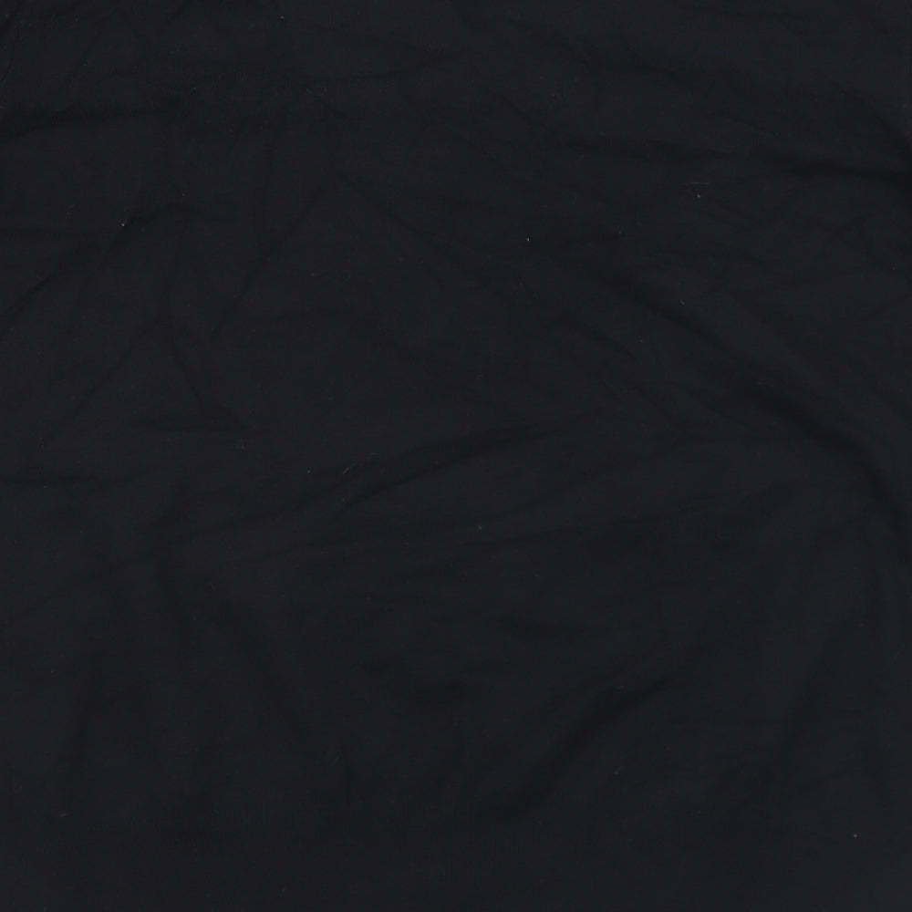 George Womens Black Round Neck Viscose Pullover Jumper Size 18