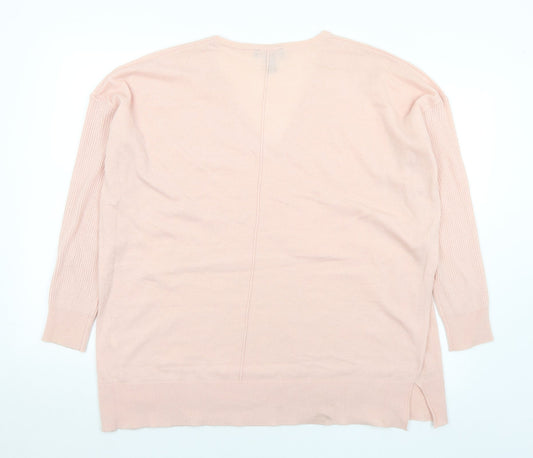Womens UK Size M New Look Pink Pullover Jumper