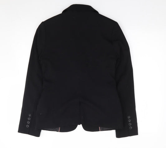 Womens UK Size 10 H&M Regular Black Suit Jacket