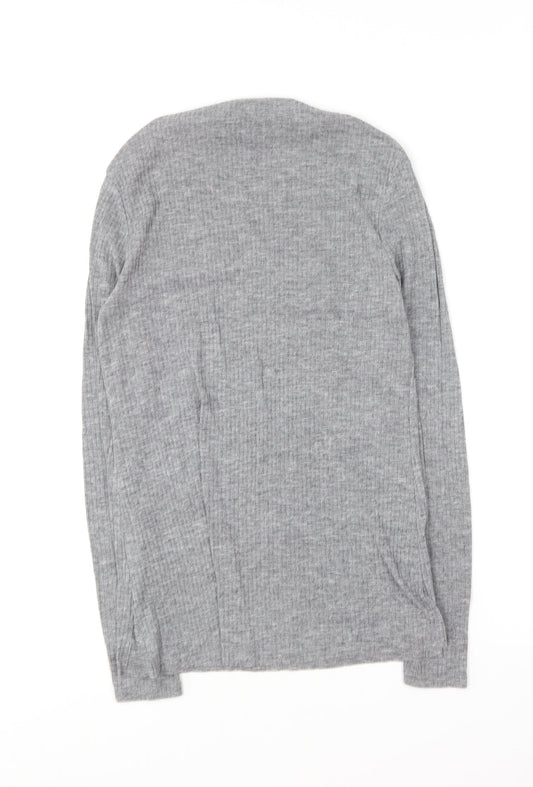 Womens UK Size 10 River Island Grey Pullover Jumper