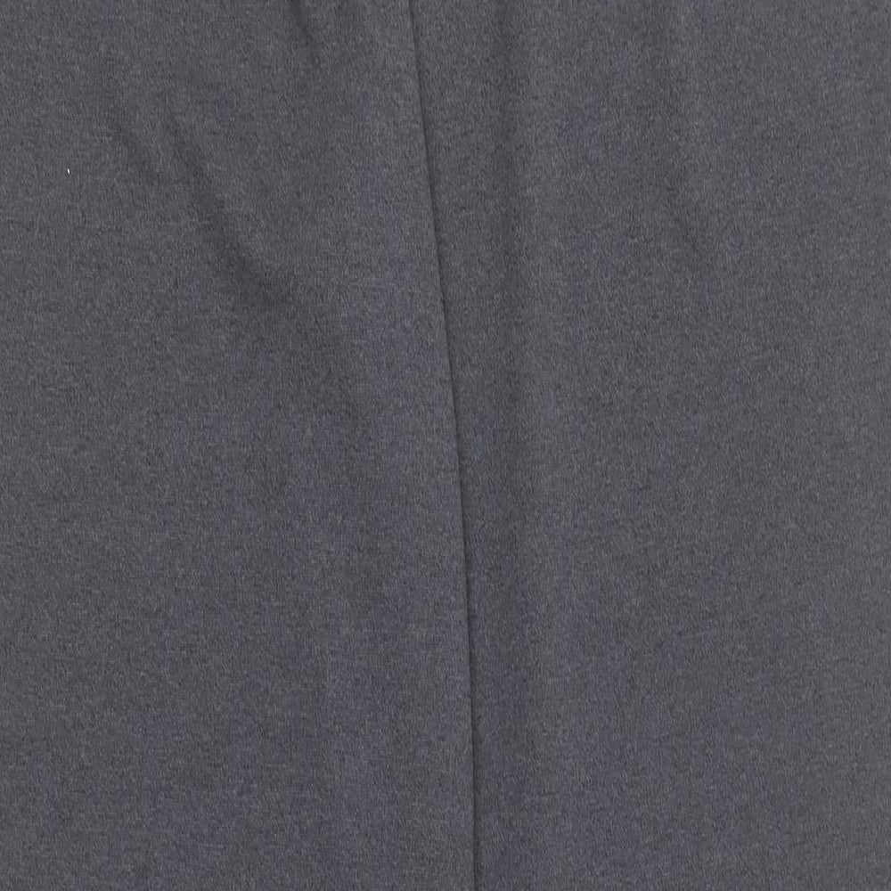 George Simonton Mens Grey Polyester Jogger Trousers Size M L23 in Regular