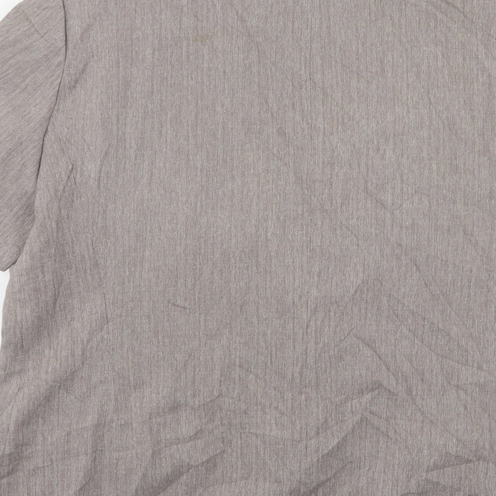 Klass Womens Beige Polyester Jacket Suit Jacket Size 14