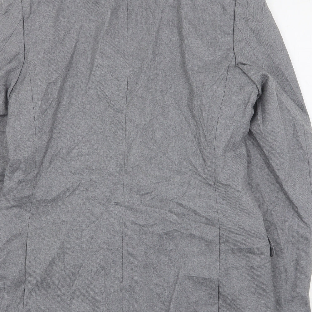 Mens UK Size 38 Burton Regular Grey Suit Jacket
