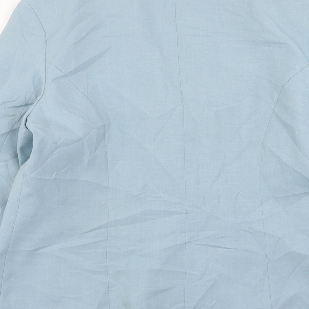 Womens UK Size 12 Slimma Regular Blue Suit Jacket